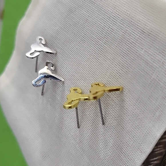 Femcore Uterus Stud Earrings, My Body My Choice - Picture 5 of 6